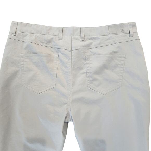 Peter Millar Stretch Chino Performance Golf Pants British Grey EB66 sz 40x32 - Picture 11 of 14